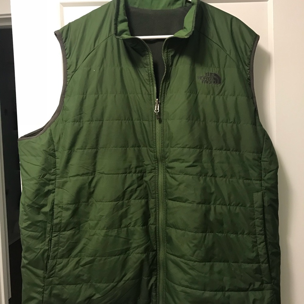North face reversible vest