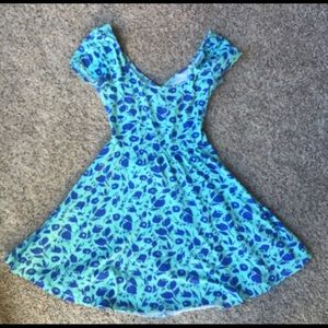 Forever21 Blue&Green Floral Dress Forever21 Blue&Green Floral Dress