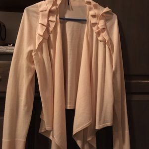 Elie Tahari cream cardigan