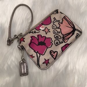 Coach Poppy Wristlet