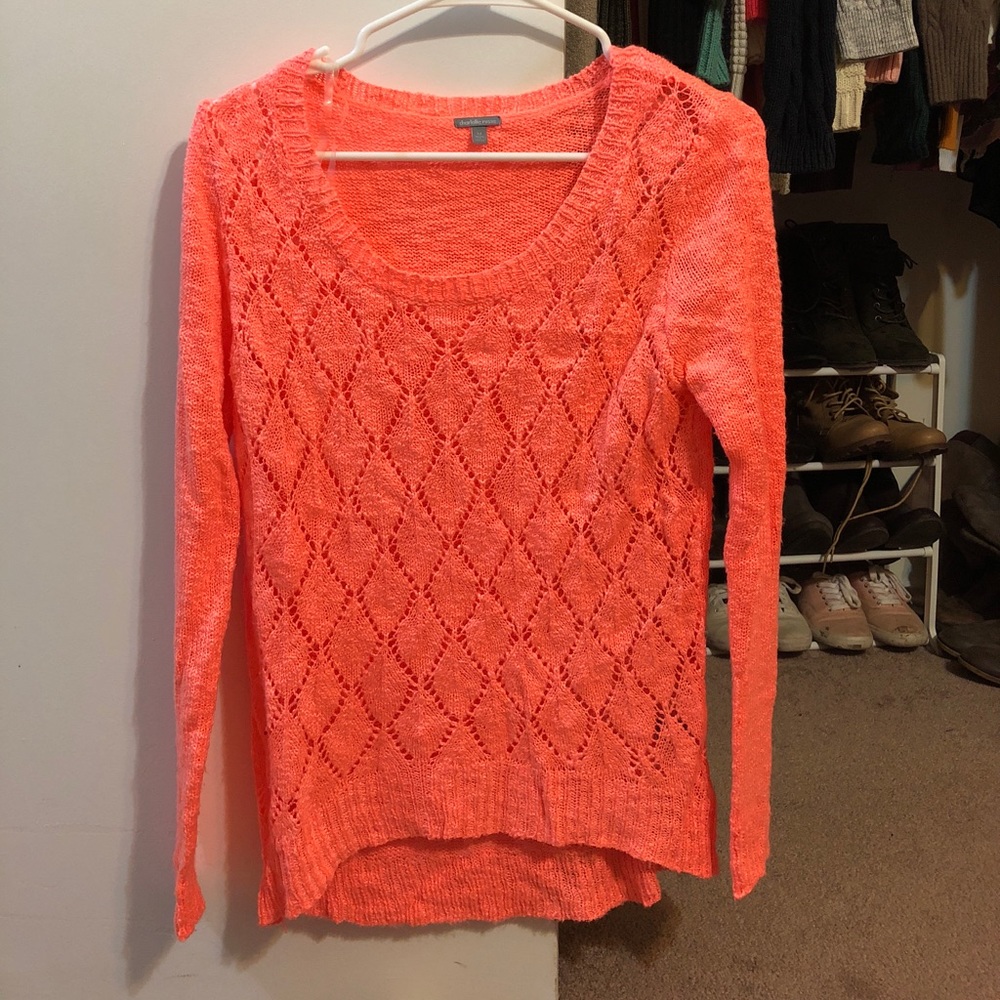 Coral Charlotte Russe Sweater