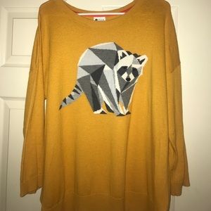 Stylus raccoon sweater! Adorable!