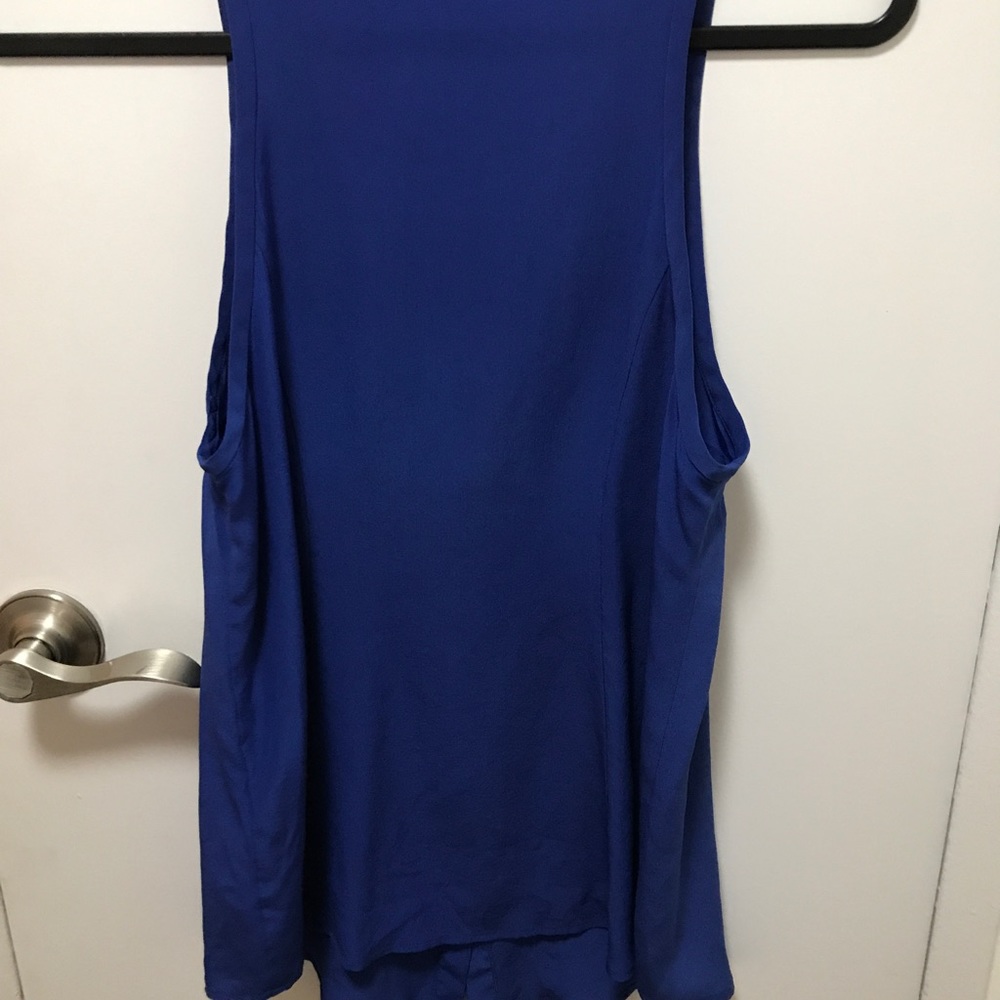 Joie silk top in blue xs