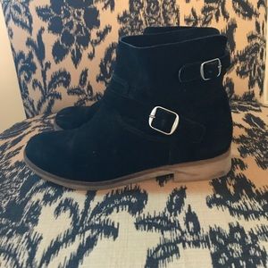 Lucky brand black booties
