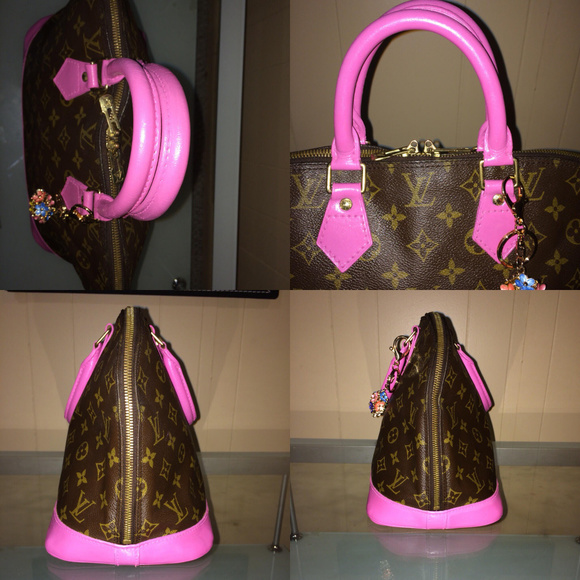 WEEKEND SALE Auth Louis Vuitton Alma PM Hot Pink - Picture 4 of 7