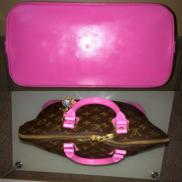 WEEKEND SALE Auth Louis Vuitton Alma PM Hot Pink - Picture 2 of 7