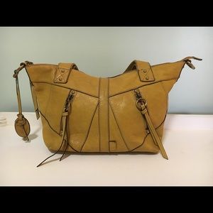 Mustard Yellow Leather Fossil Purse