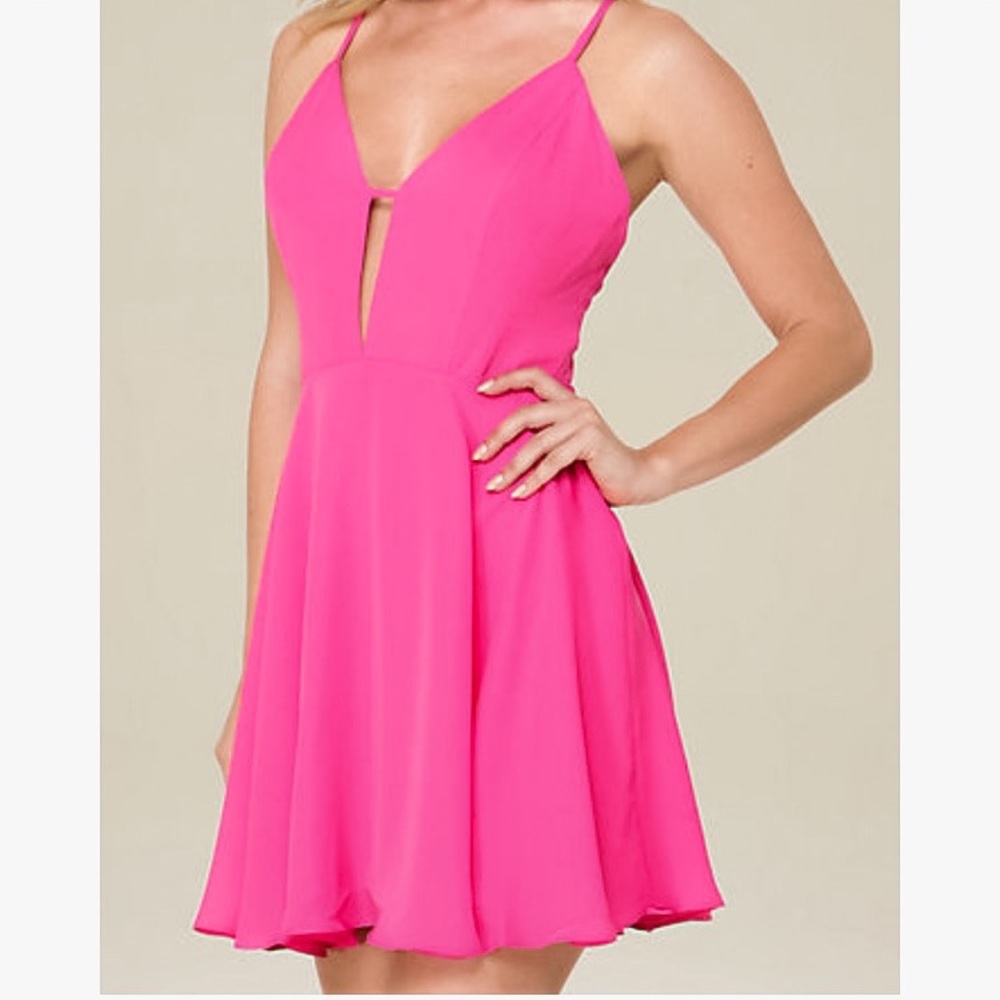 NWT Bebe Crossback Skater Dress