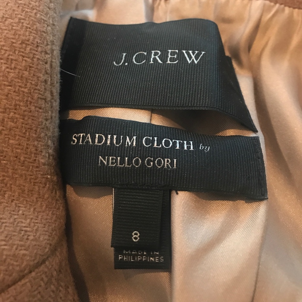 ❌SOLD ❌ J. Crew Stadium Cloth Topcoat size 8 - Picture 5 of 8
