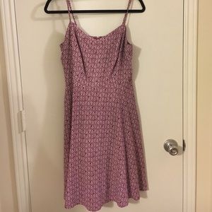 Old Navy fuchsia pattern dress