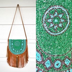 Beaded Fringe Purse