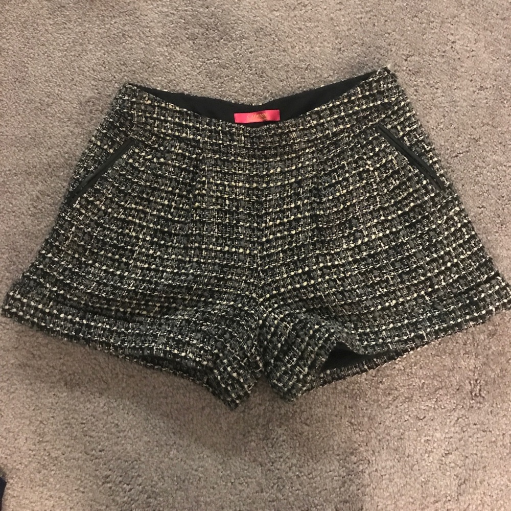 Catherine Malandrino Jamie Tweed Shorts