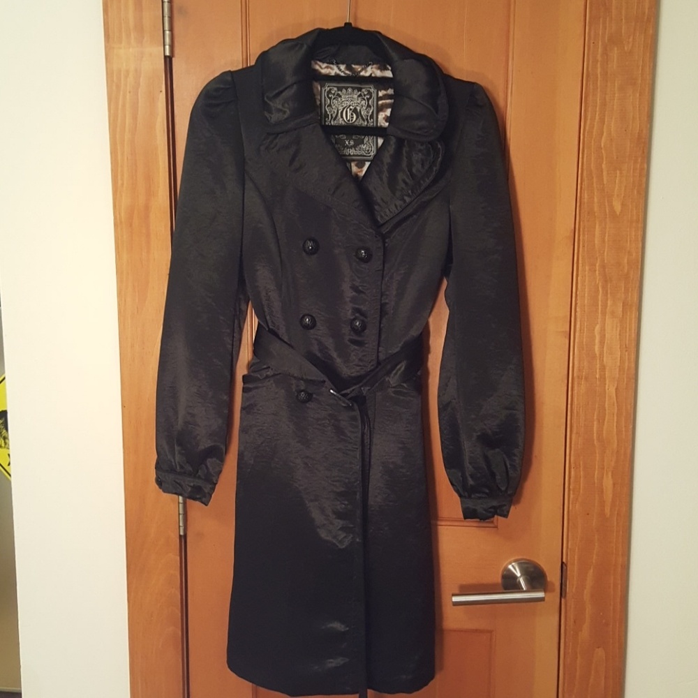 Guess satin trenchcoat
