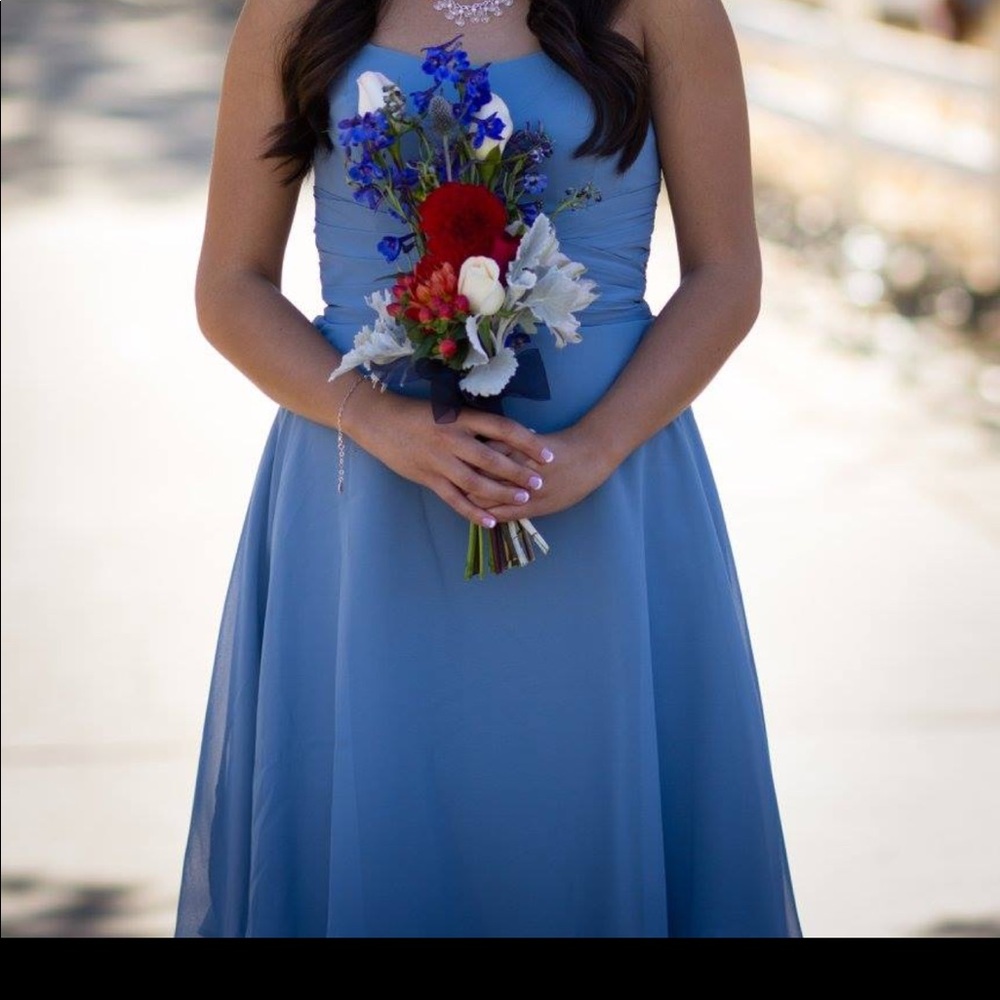 Alfred Angelo Strapless Bridesmaid Dress