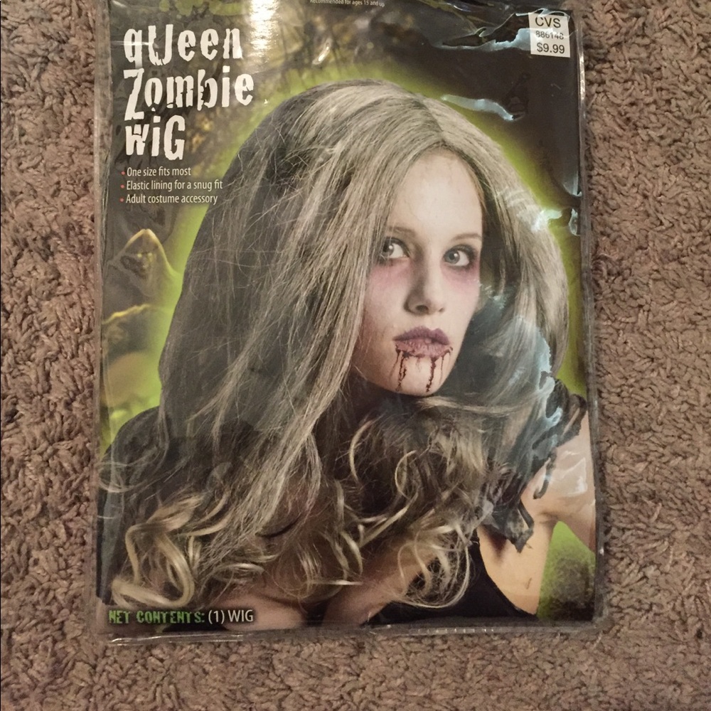 BOGO Never Used Halloween Queen Zombie Wig