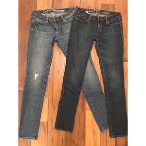 Lot of 2 SuperSkinny Bullhead Hermosa Jeans Sz 3R
