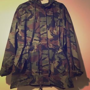 Green army jacket