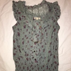 Light green tank blouse Light green tank blouse