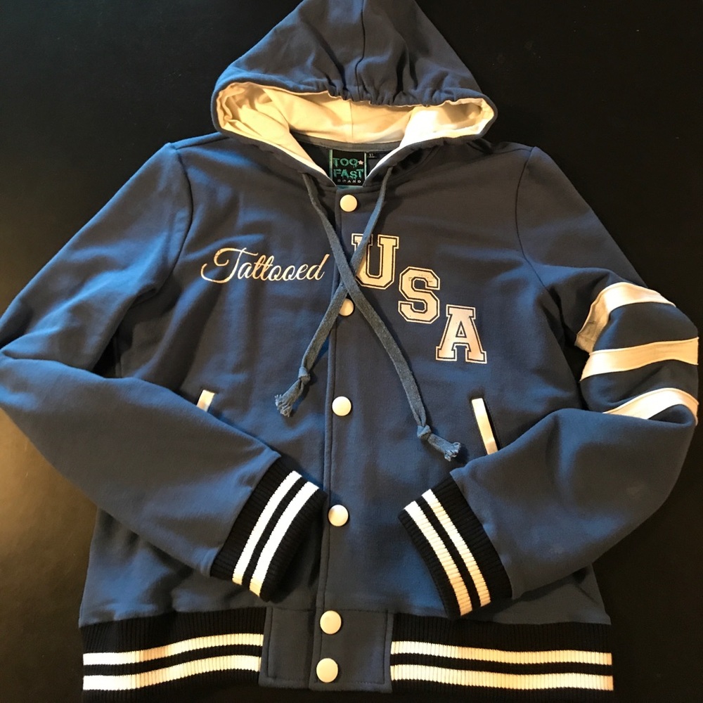 Too Fast thin hoodie