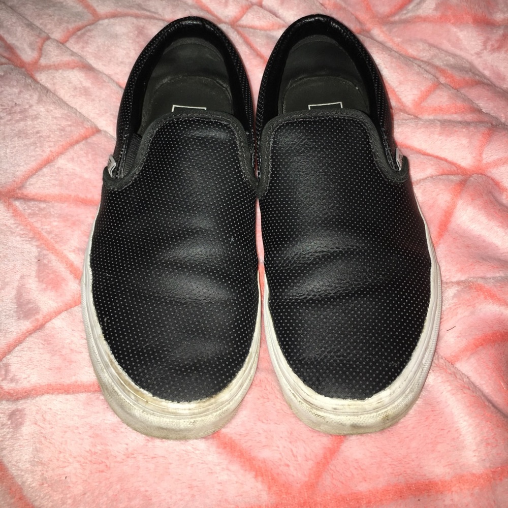 Vans Perf Leather Slip-ons