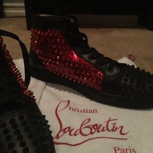 Christian Louboutin spiked sneakers