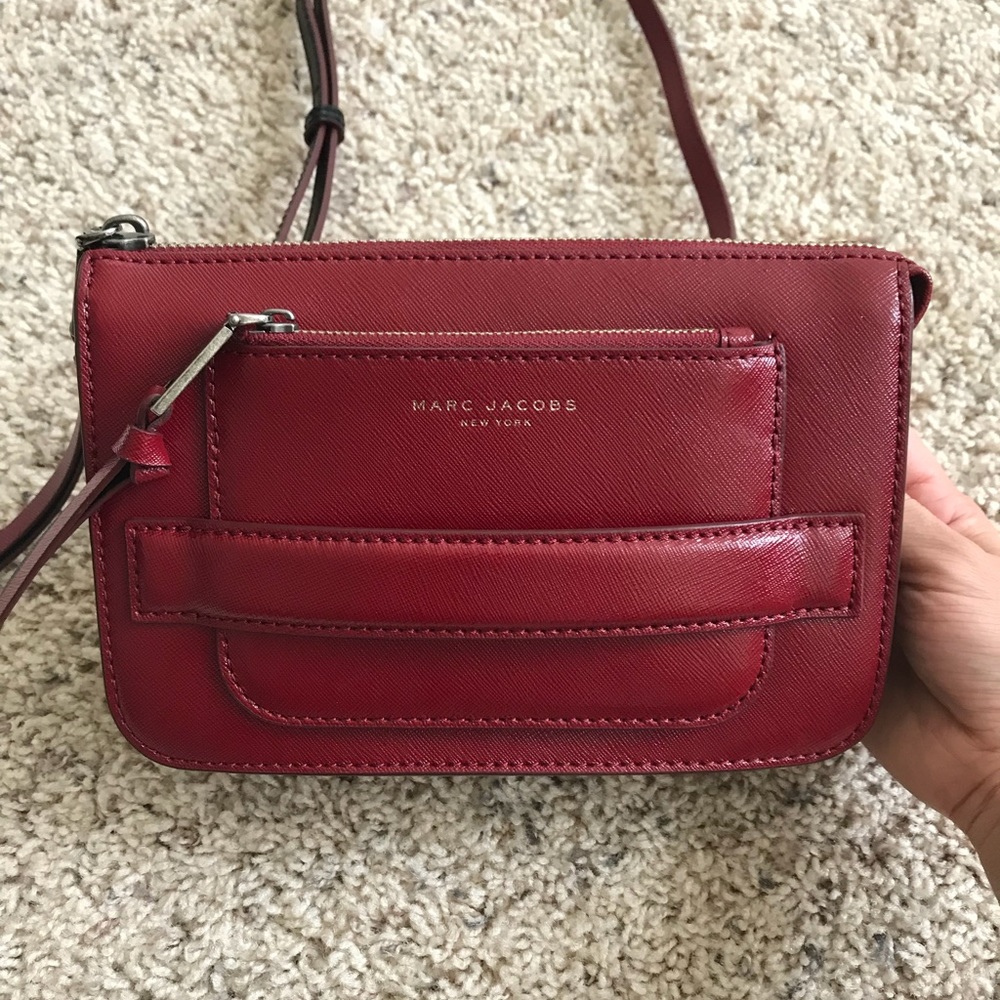 MARC JACOBS Madison Crossbody Bag Saffiano Leather