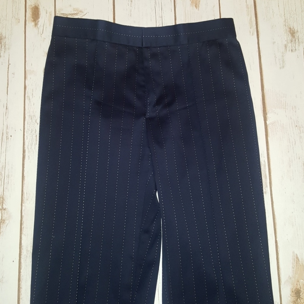 💙Ralph Lauren Navy Pinstriped Slacks