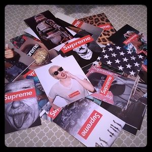 40 Random Supreme Stickers