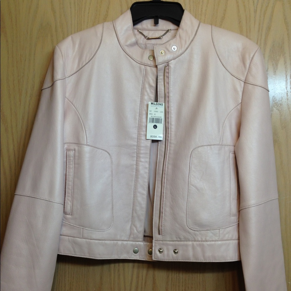 Pellet Studio Wilsons Leather jacket pink