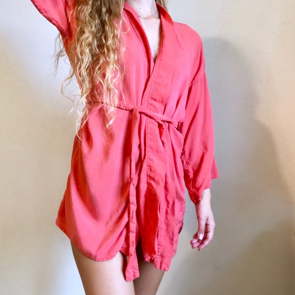 Salmon Kimono