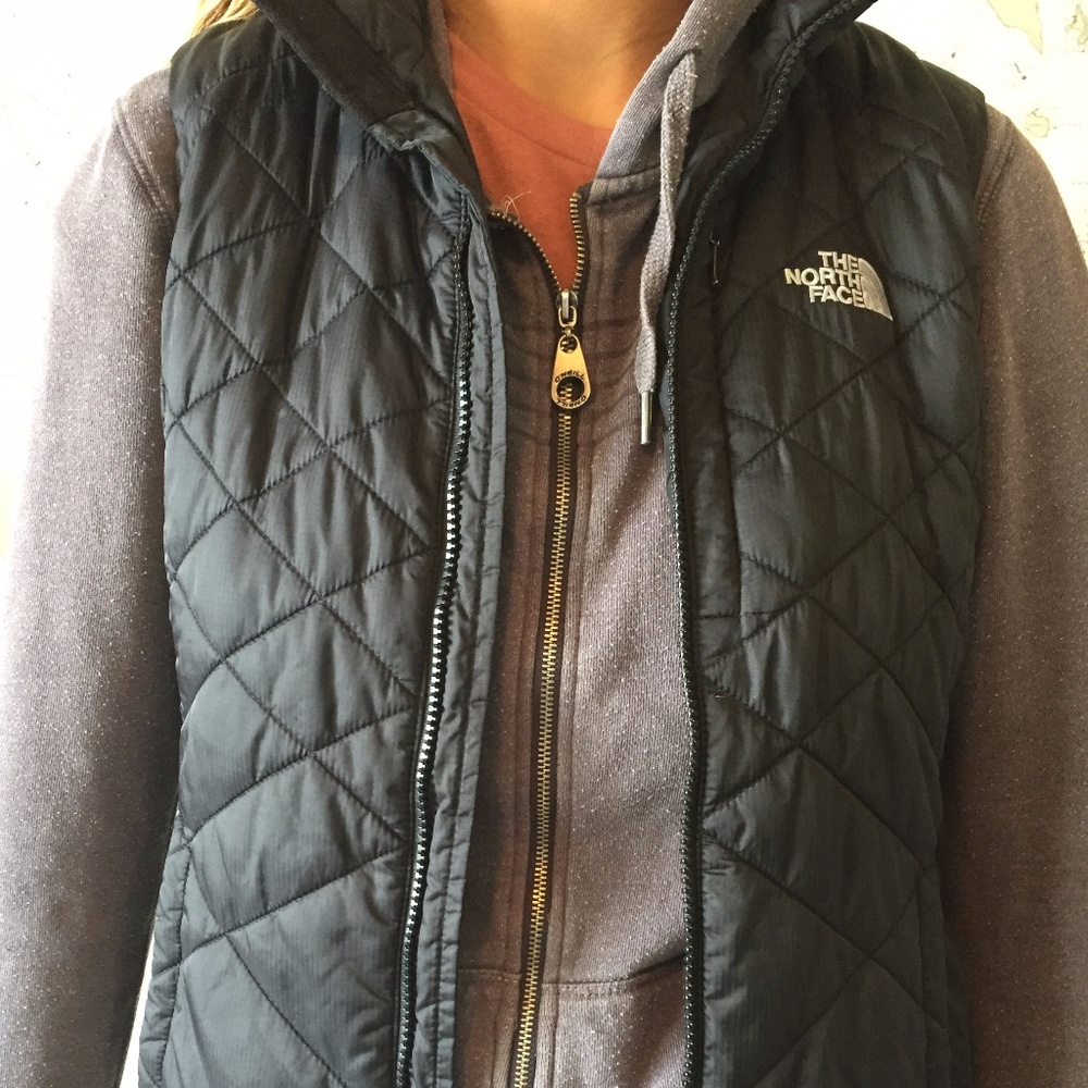 Black North Face Vest