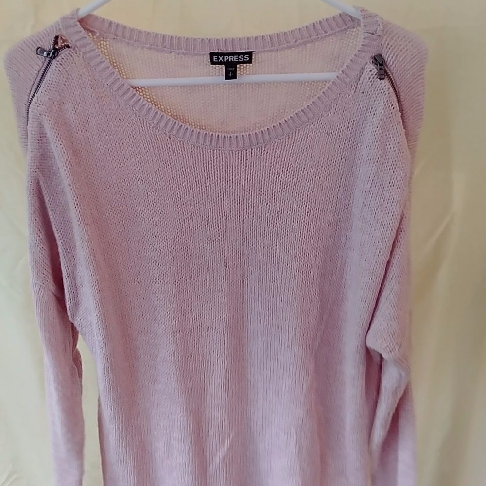 Express cotton knit sweater