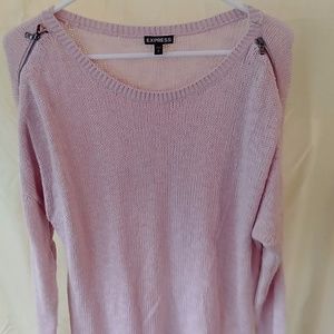 Express cotton knit sweater