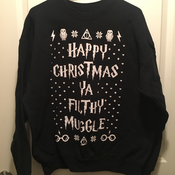 Hanes Tops - Harry Potter Christmas sweatshirt