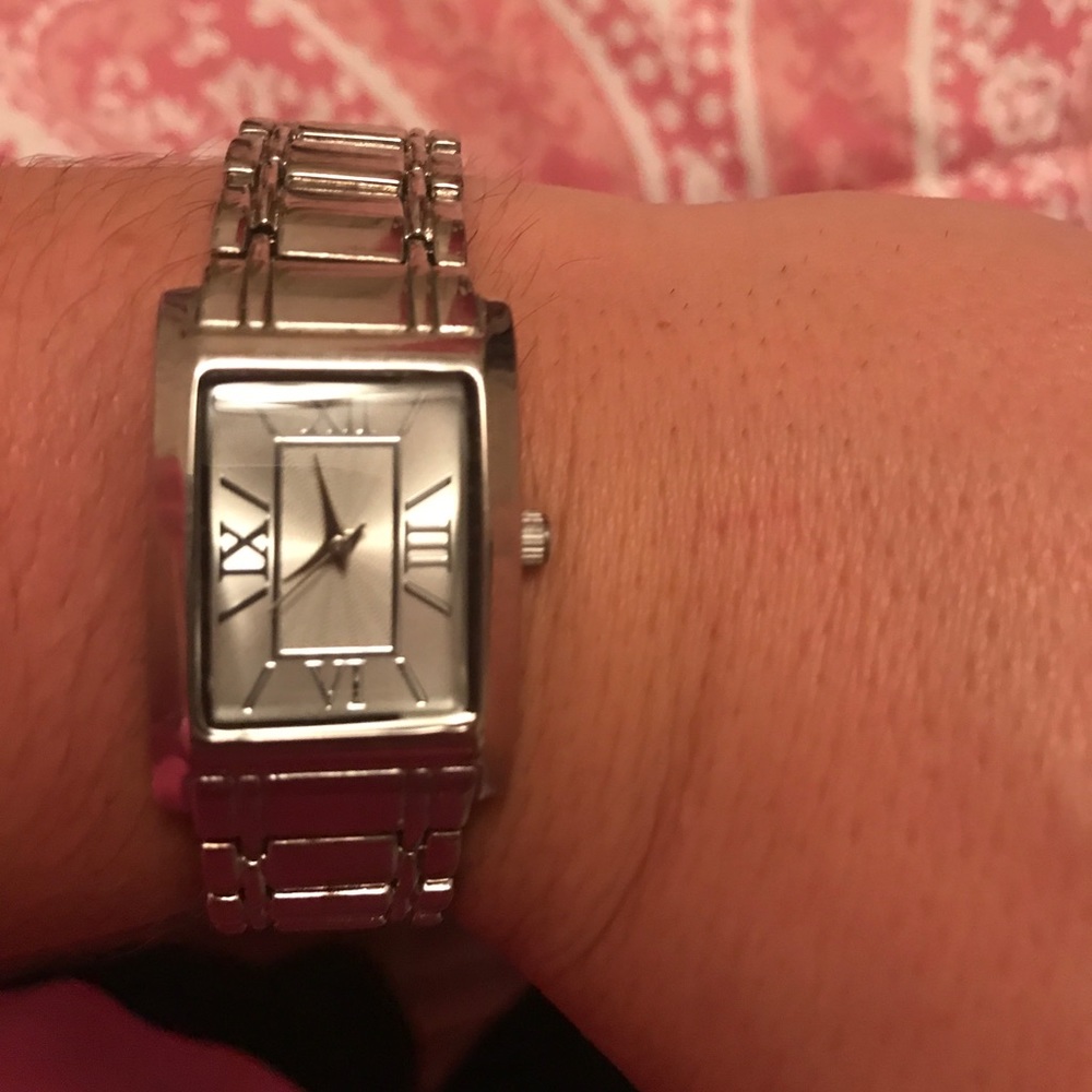 Silver watch