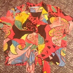 Abstract Crop Top Jacket Abstract Crop Top Jacket