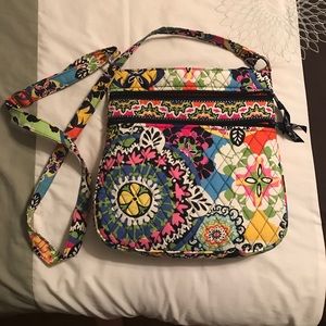 Vera Bradley Triple Zip Hipster Crossbody in Rio