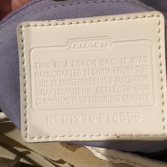 Tan Coach Backpack - Picture 6 of 7