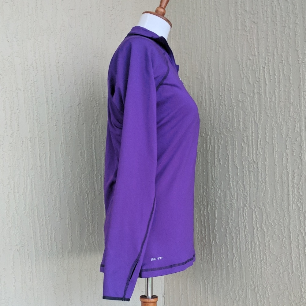 SOLD Nike Pro Dri-fit Jacket Purple - Large - Picture 4 of 6