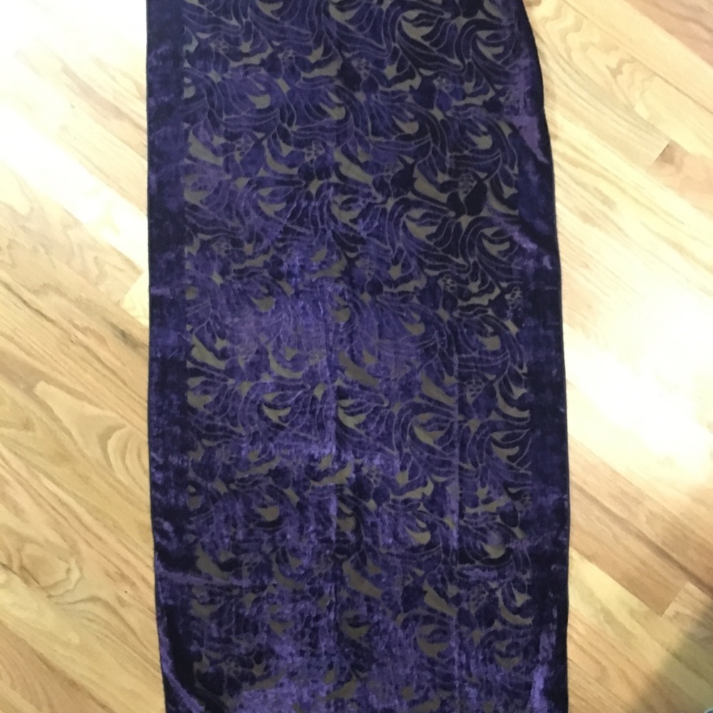 Purple scarf
