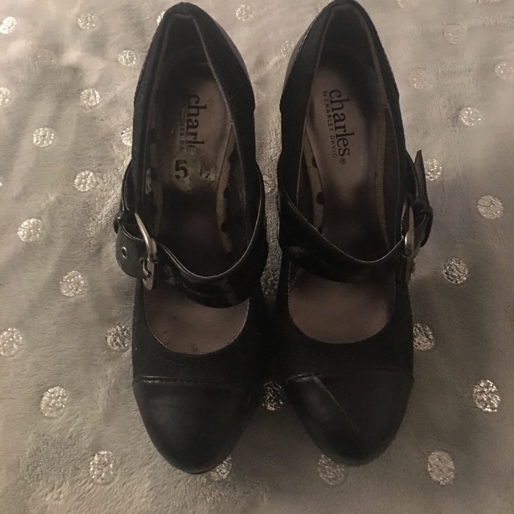 Charles by Charles David cork heel size 5 1/2