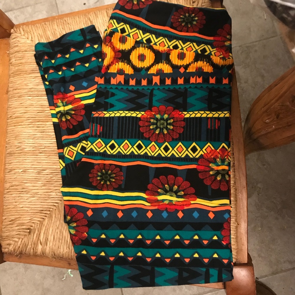 TC LuLaRoe BOHO Colorful Leggings