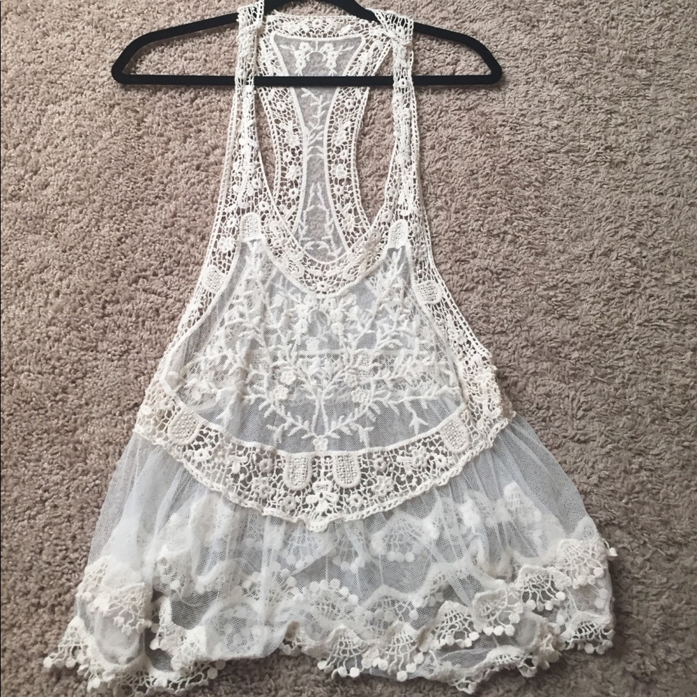 Loose bathing suit cover