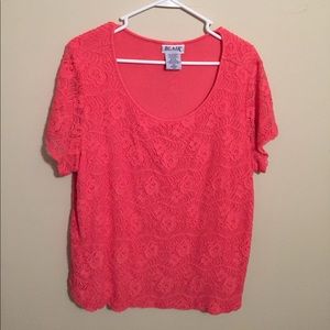 Beautiful coral 2xl top
