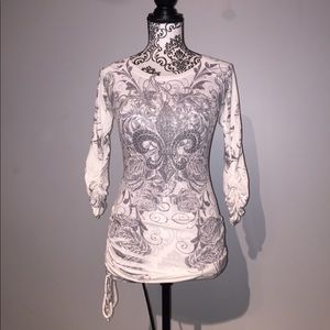 Forever 21 Rhinestone Accent Sweater