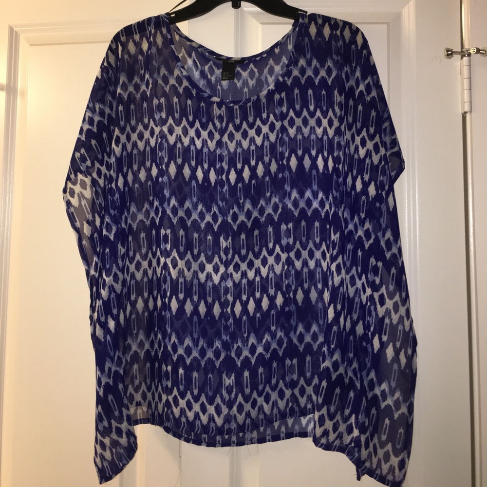H&M sheer blouse
