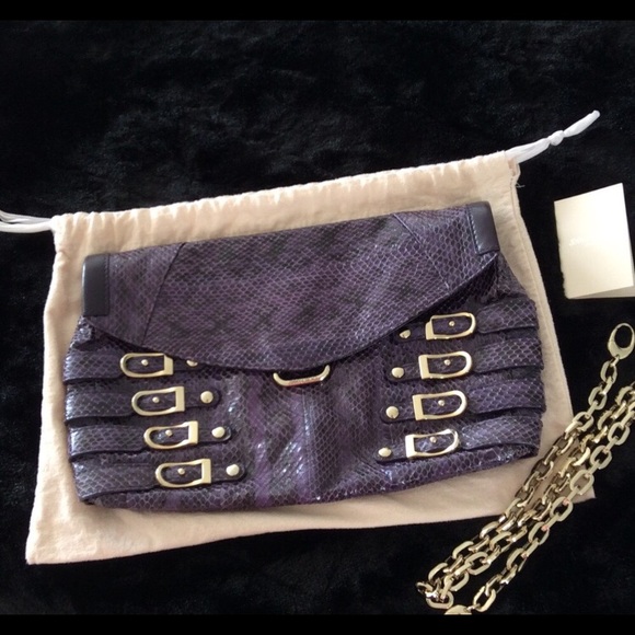 Jimmy Choo Handbags - Jimmy Choo Snakeskin Clutch