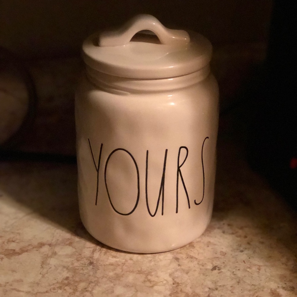 Rae Dunn yours canister
