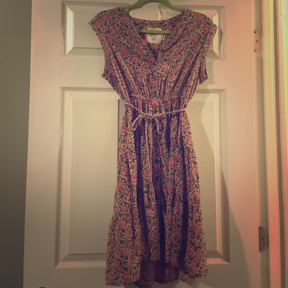 Floral peasant dress