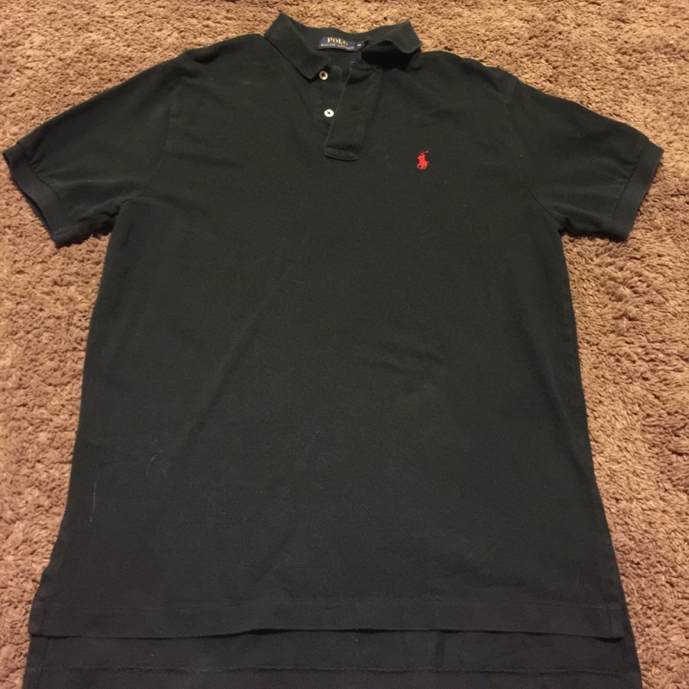Men's Black Polo